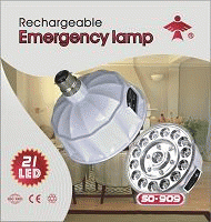 High Power Rechargeable Led Emergency Lamp